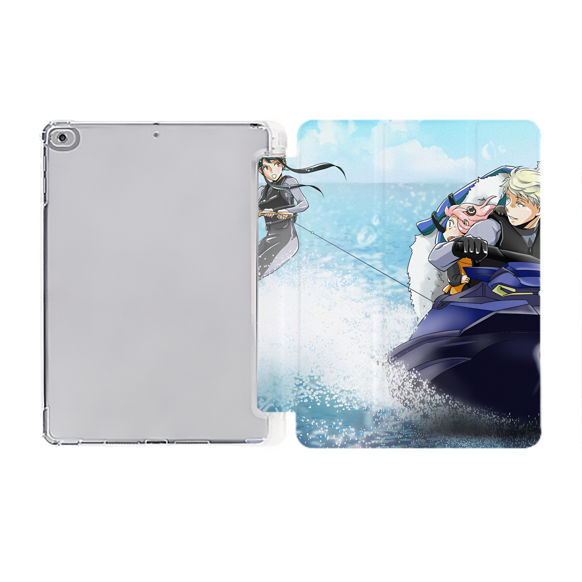 （画像用） SPY×FAMILY间谍家家酒 IPad ケース ペン収納付き 三つ折りスタンド PUレザー×シリコン 対応機種9.5/10.5/10.9インチ